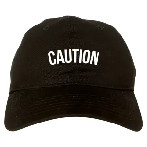 Caution Mens Dad Hat