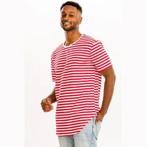 Striped Tee - Red/White